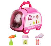 Chiens en Peluche Qui marchent et aboient, Animal en Peluche réaliste en Forme de Lapin électrique | Jouet pour