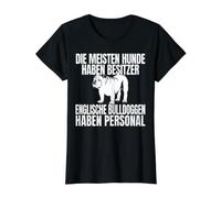 Chiens Énonciations Vieux Bulldog Anglais Bouledogue français T-Shirt Graphique avec Valeur