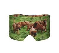 Chiens et chiots de Rhodesian Ridgeback, animaux de compagnie et famille,Masque pour les yeux bloquant la lumière Cache-yeux et cache-oreilles pour le sommeil