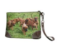 Chiens et Chiots de Rhodesian Ridgeback, Animaux de Compagnie et Famille,Sacs à Main en Cuir PU pour Femmes, Pochette à Fermeture éclair, Portefeuille, Sac à Main avec dragonne