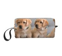 Chiens Golden Retriever Chiots Chiens Labrador, Trousse de Maquillage Trousse à cosmétiques Trousse de Toilette de Voyage Portable Pochette de Maquillage