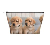 Chiens Golden Retriever Chiots Chiens Labrador, Trousse de Toilette Trousse de Maquillage Sac à cosmétiques Trousse de Toilette de Voyage Portable