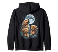 Chiens Golden Retriever Howling At The Moon Sweat à Capuche