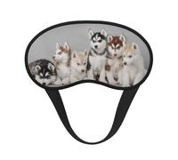 Chiens Husky,Masques de sommeil occultants, cache-yeux couvrants, masques de sommeil anti-lumière