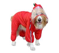 Chiens imperméables, imperméable imperméable pour Animaux de Compagnie avec cagoules | Étanche pour Les Chiens pour Chiens, Manteau Anti-Rage Contre Les activités de Plein air, vêtu de m