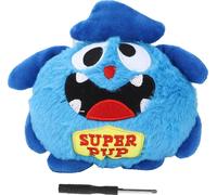 Chiens Jouet électrique à boules rebondissantes vibrant et sonnant peluche de dessin animé pour divertissement motorisé Interactsblue Superman