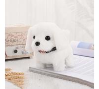 Chiens Jouets pour Enfants, Chiot Robot Réaliste, Jouet Interactif en Peluche pour Chien, Marche, Aboiement, Remuement de la Queue, pour Garçons Et Filles de 2 À 8 Ans, Cadeaux ColorA