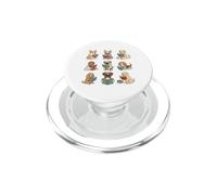 Chiens lisant des Livres Graphiques Amusants et Mignons Amateurs de Livres Graphiques PopSockets PopGrip pour MagSafe