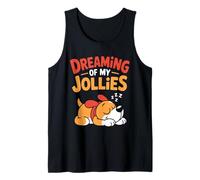 Chiens Mignons Chiots rêvant de Vacances Vacances Débardeur