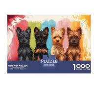 Chiens Mignons Puzzle 1000 Pièces Educa Jouet en Bois Divertissement Créatif Décoration Intérieure Jeu Éduchatif Challenge Toy Adultes & Enfants des 14 Ans 38x26cm/1000pcs