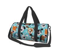 Chiens Mignons, Sac de Voyage de Grande capacité, Sac à Main Rond, Sac de Voyage de Sport, fourre-Tout, Sac de Fitness