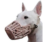 Chiens My Love Plastique Panier pour chien Muselière Beige 7 tailles, Medium: Circumference 9", beige