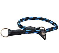 Chiens My Love rond en corde tressée Choke Collier pour chien en nylon avec bouchon coulissant