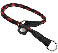 Chiens My Love rond en corde tressée Choke Collier pour chien en nylon avec bouchon coulissant