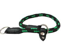 Chiens My Love Rond en Corde tressée Choke Collier pour Chien en Nylon avec Bouchon Coulissant