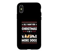 Chiens Noël Ugly Christmas Sweater Cadeau Chien Coque pour iPhone X/XS