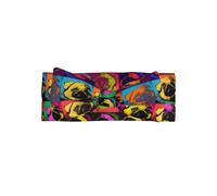 Chiens Pop Art Pug Baby Bow Bandeau, un accessoire de cheveux pour les nouveau-nés et les nourrissons, adapté pour les bébés de 0 à 6 mois