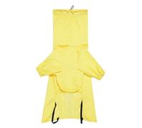 Chiens Raincoat - Vêtements De Protection Pour Animaux Compagnie | Veste À Chiens Étanche Avec Une Ouverture En Lin Et Des Rayures Réfléchissantes Poncho Réglable Aventure Plein Air Taille Moyenne Gra