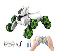 Chiens robotiques pour, Chien Robot - Chien Rechargeable avec télécommande - Toys de Voiture RC, Animaux robotiques, Animal de Compagnie électronique avec de la Musique et de la lumière pour l'intéri