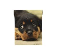 Chiens Rottweiler Chiens Mignons Chiot Animaux de Compagnie Petit, Sac de Rangement pour Femmes, Portefeuille supérieur à Presser, Petit Porte-Monnaie, Pochette de Changement