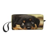 Chiens Rottweiler Chiens Mignons Chiot Animaux de Compagnie Petit, Trousse de Maquillage Trousse à cosmétiques Trousse de Toilette de Voyage Portable Pochette de Maquillage