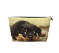 Chiens Rottweiler Chiens Mignons Chiot Animaux de Compagnie Petit, Trousse de Toilette Trousse de Maquillage Sac à cosmétiques Trousse de Toilette de Voyage Portable