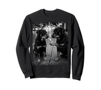 Chiens Rottweiler fumant Une Cigarette Urban Street Sweatshirt