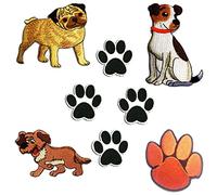 Chiens Set 8 Pièces - Ecusson thermocollant patches appliques