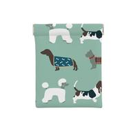 Chiens sur Bleu, Sac de Rangement pour Femmes, Portefeuille supérieur à Presser, Petit Porte-Monnaie, Pochette de Changement