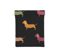 Chiens Teckel Mignons, Sac de Rangement pour Femmes, Portefeuille supérieur à Presser, Petit Porte-Monnaie, Pochette de Changement