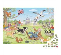 Chiens Volants de Greenwich Park Kite Puzzle en Bois Imperméable Puzzles De 1000 Pièces pour Adultes Coloré De Décoration pour La Maison