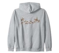 Chiens Western illustrés Cowboy Cavalier King Charles Spaniel Sweat à Capuche