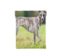Chiens Whippet Chiens de pelouse Chiens Gris Animaux de Compagnie, Sac de Rangement pour Femmes, Portefeuille supérieur à Presser, Petit Porte-Monnaie, Pochette de Changement