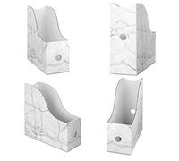 Chifans Bureau Boîte Stockage 3 Porte-revues Fichier Boîte Range-Revue pour Papiers A4, Stylos, Livres, Cahiers et Fichiers