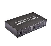 Chifans Câble Toslink 3 Po sur 2 Sorties, Séparateur Fibre Optique, SPDIF/TOSLINK Séparateur Optique 3x2 Commutateu SPDIF avec TélécommanInfrarouge Reasonable