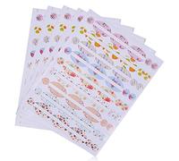 Chifans Étiquettes Auto-adhésives pour Bouteilles d'huile Essentielle Autocollants pour étiquettes 5 Feuilles Étiquettes Bouteille Parfum Huile Essentielle