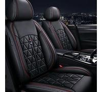 Chifeng Lot de 2 housses de siège de voiture avant - Respirantes et durables en cuir synthétique Housses de siège universelles pour Mitsubishi ASX Eclipse Cross L200 Lancer Mirage Outlander Shogun (2