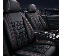 Chifeng Lot de 2 housses de siège de voiture pour Ford Edge Fiesta Fiesta Van Focus C-max Grand C-max Ka Ka+ Plus Kuga Mondeo Mustang Puma S-max en cuir synthétique antidérapant et résistant à l'usure