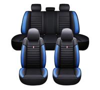Chifeng Lot de 5 housses de siège de voiture universelles en cuir pour Renault Captur Clio Kadjar Koleos Megane Twingo - Respirantes, résistantes à la saleté et à l'usure (bleu)