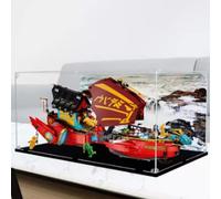 CHIFENMS Vitrine en acrylique transparent pour Lego 71797 Vitesse de vie et de mort. Boîte de présentation, blocs de construction, objets de collection, boîte de rangement transparente anti-poussière