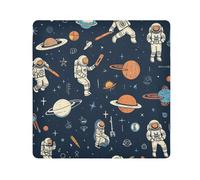Chiffon autocollant magique pour appareil photo d'astronaute, motif planète, pour objectifs, appareil photo, protecteur d'objectif, trousse de maquillage, 13,8 x 13,8 pouces, multicolore, 13.8x13.8in,