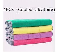 Chiffon bambou,chiffons de nettoyage en microfibres,Chiffons Microfibre Voiture,Ultra Absorbant Serviettes en Microfibre,4PCS,30X40