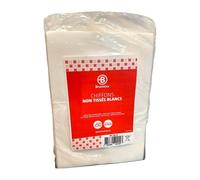 Chiffon blanc doux Bruneau - paquet de 50 - Microfibre spéciale IT - Bruneau