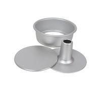 Chiffon Cake Pan, Round Baking Form, Loose Bottom Design, Nonstick Quick Release Coating for Cupcakes Cheesecake Flan and Everyday Home Kitchen Roasting 10.94x9.65x3.23 Inches