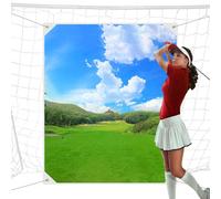 Chiffon de de golf Aide à l'entraînement portable et pliable | Chiffon de rechange pour filet de golf pour école, maison, terrain, jardin, intérieur, extérieur, garage
