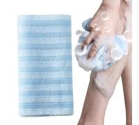 Chiffon de lavage pour gommage, épurateur de dos pour bain-douche | Chiffon de lavage pour épurateur de corps de bain | Serviette de douche pour la maison, le dortoir, les voyages et les voyages d'aff