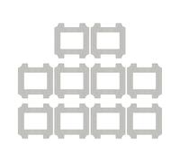 Chiffon De Nettoyage Compatible Avec Dreame, Station C1/C1, Aspirateur De Vitres, Accessoires Lavables Et Réutilisables(Grey 10PCS)