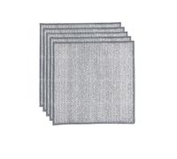 Chiffon de nettoyage en fil d'acier épais, anti-rayures, Double couche fer maille microfibre, chiffon vaisselle, Pot lavage, serviette cuisine, 20/5 pièces(5PCS,Single Layer)