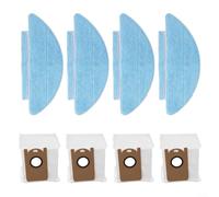 Chiffon de nettoyage et sac à poussière pour aspirateur robot Laresar Clean L6 Nex, compatible avec Tikom, Lubluelu