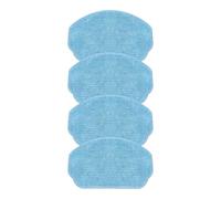 Chiffon de nettoyage lavable et réutilisable, compatible avec l'aspirateur robot Nedis WIFIVCB01, for usage sec et humide, for le nettoyage des sols(4 PCAK)